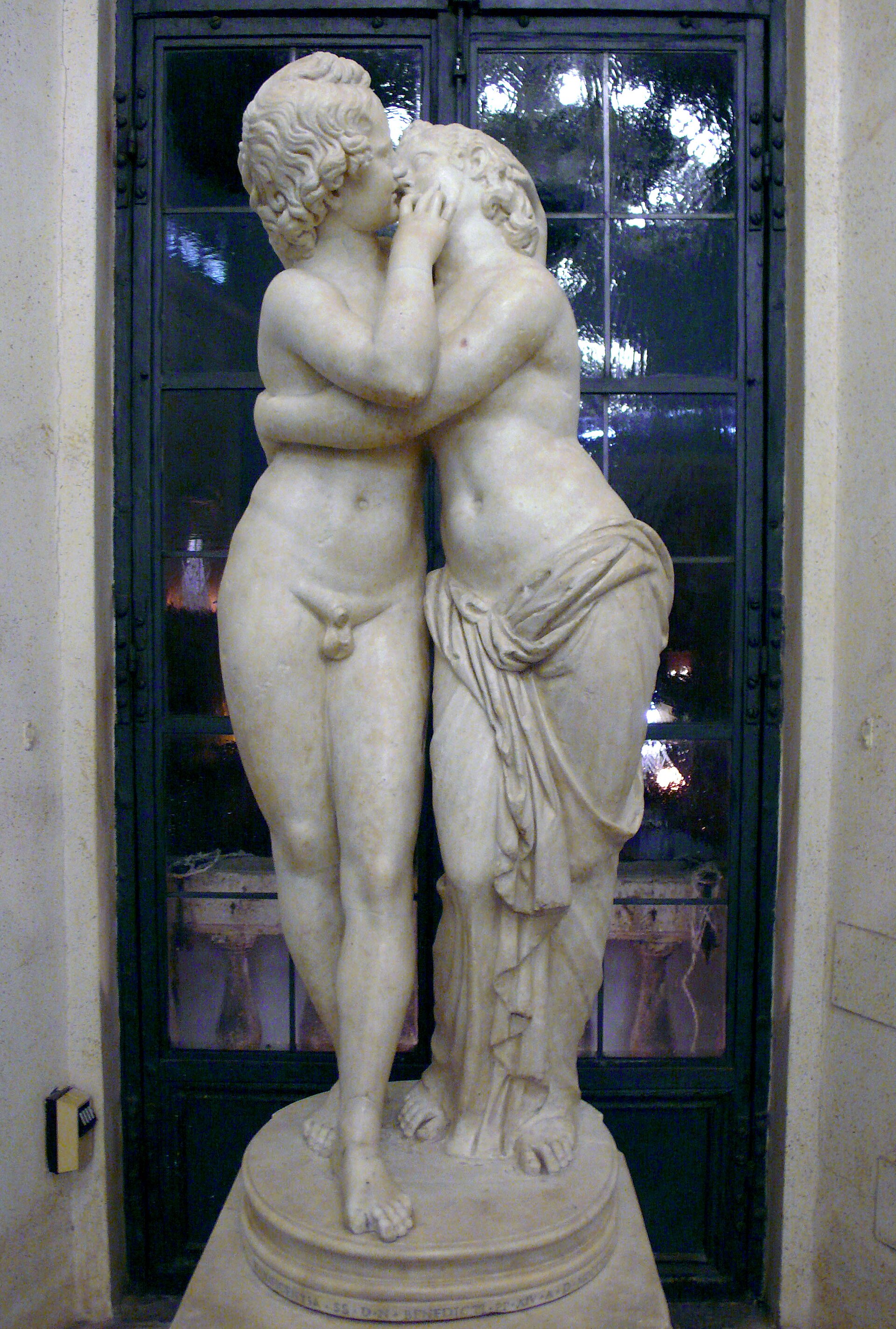 Marble group of Cupid and Psyche embracing, Capitoline Museums, Rome.